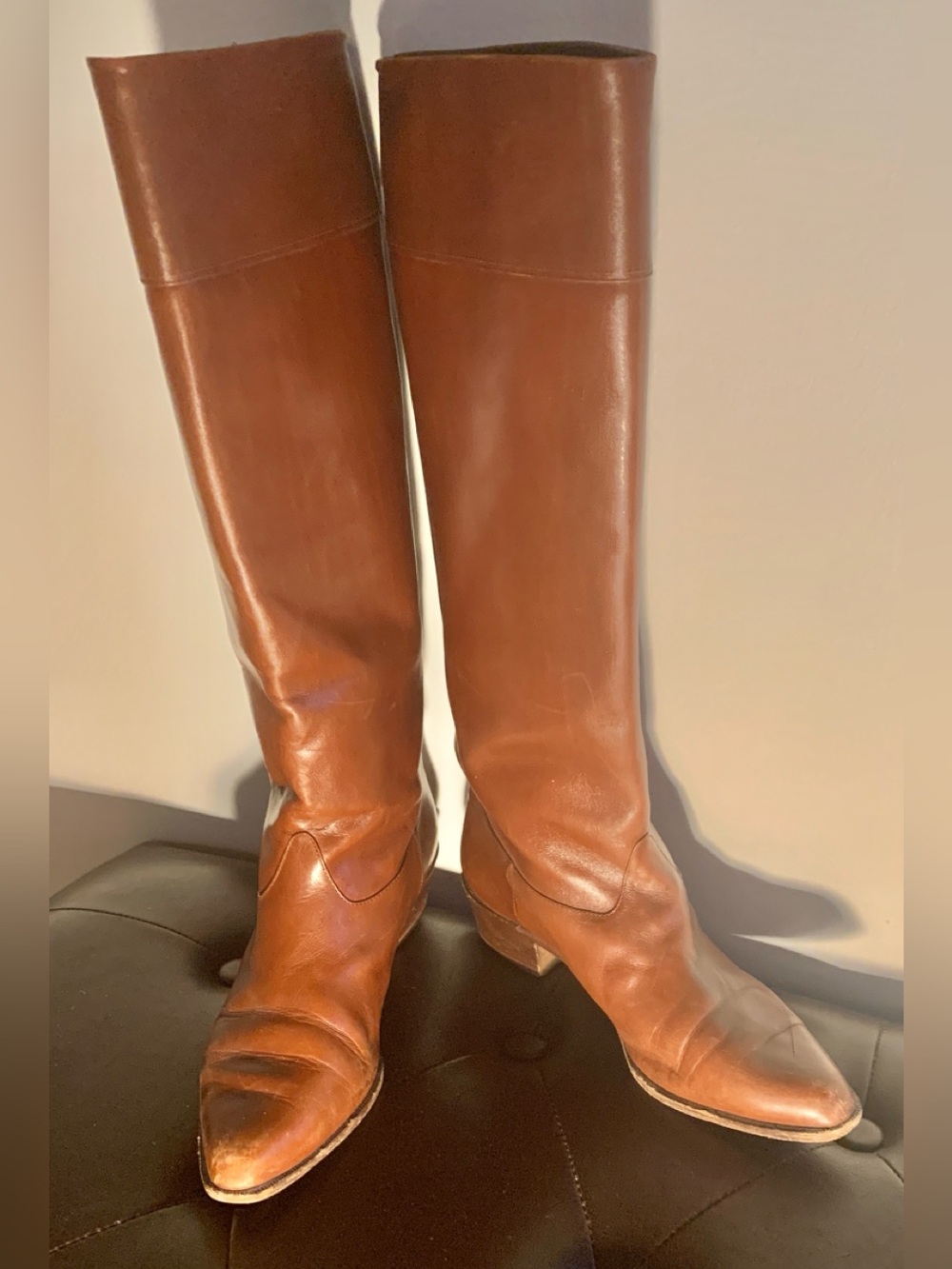 Andrew Geller Leather Boots